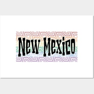 LGBTQ PATTERN AMERICA : NEW MEXICO Posters and Art